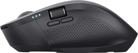 Trust Ozaa+ - Ergonomic Wireless mouse - Rechargeable - Multiconnect USB & Bluetooth - Black - Image 3