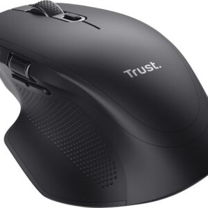 Trust Ozaa+ - Ergonomic Wireless mouse - Rechargeable - Multiconnect USB & Bluetooth - Black